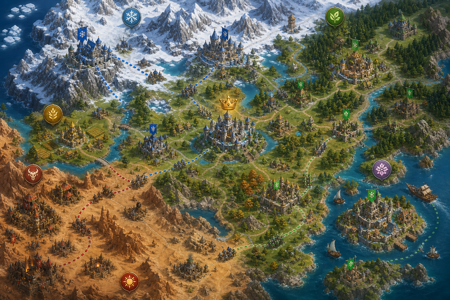 Vista del Mapa Mundial